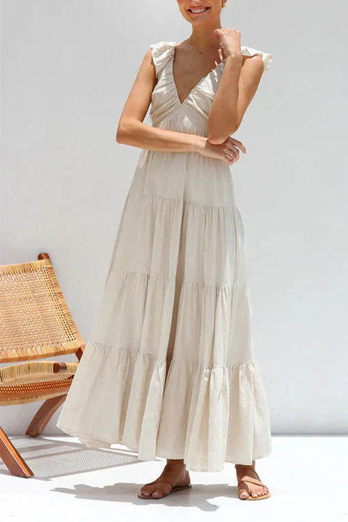 Macy Ruffle Maxi Dress