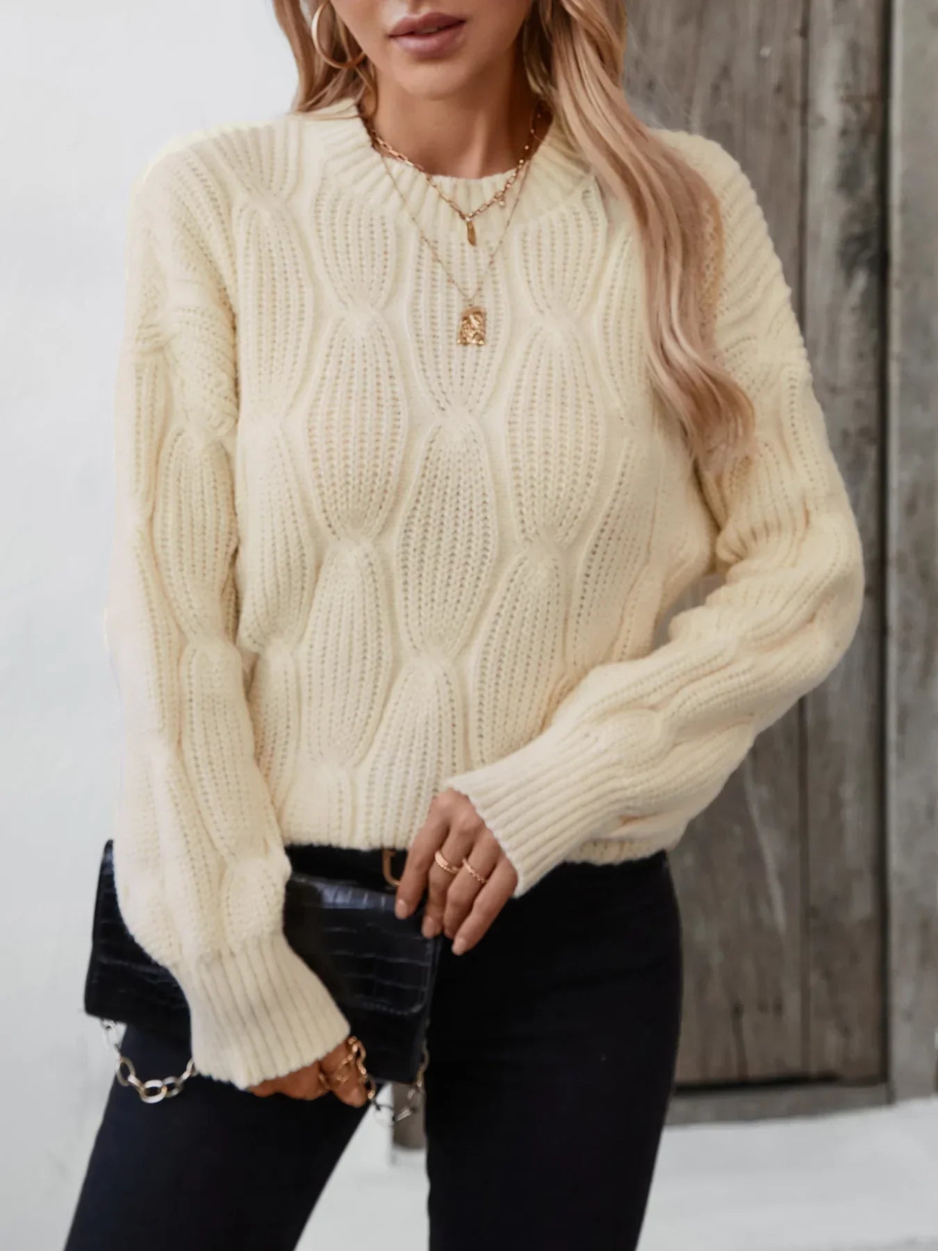 Sarrie Cozy Knitted Sweater